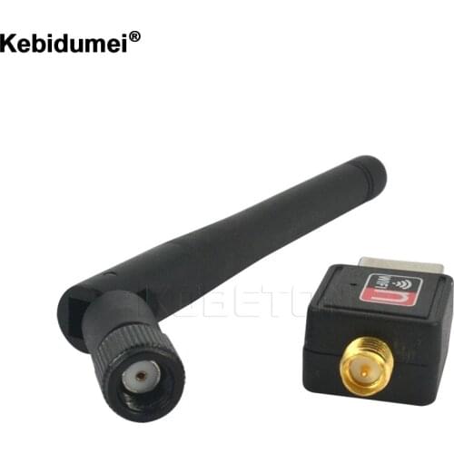 Kebidumei 150Mbps 150M Wifi Adapter USB 2.0 WiFi Antenna Wireless Network Card 802.11b/g/n LAN Wi-Fi LAN Adaptor
