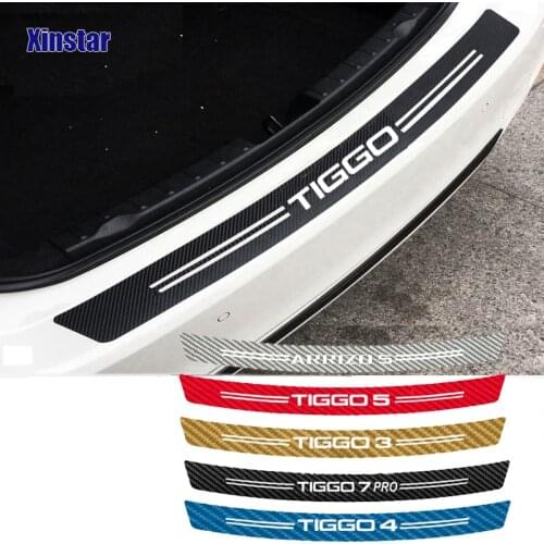 Carbon Fiber Bumper Protection Sticker For CHERY TIGGO 2 3 4 5 7 8 PRO PLUS ARRIZO 5 Auto Accessories