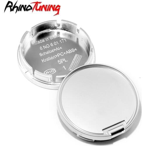 1pc 56mm 53mm Wheel Center Hubcaps Pearl Chrome Black Hood Cover For Car Rims Auto Styling Accessories