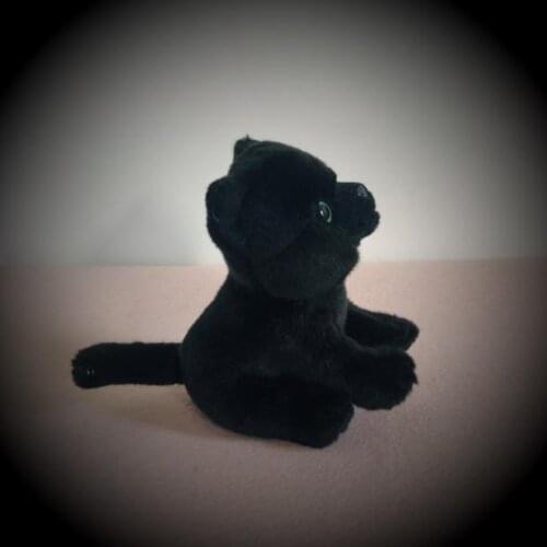 2019 Seated Panther Plush Toys Simulation Giant Squid Stuffed Toys Black Cute Animal Plush Dolls for Kids Girls Gifts