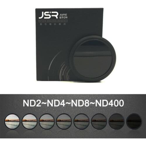 30/52/58/62/67/72/77/82mm Adjustable Variable ND Filter Neutral Density ND2 to ND400 Fader Lens Filter for Nikon canon