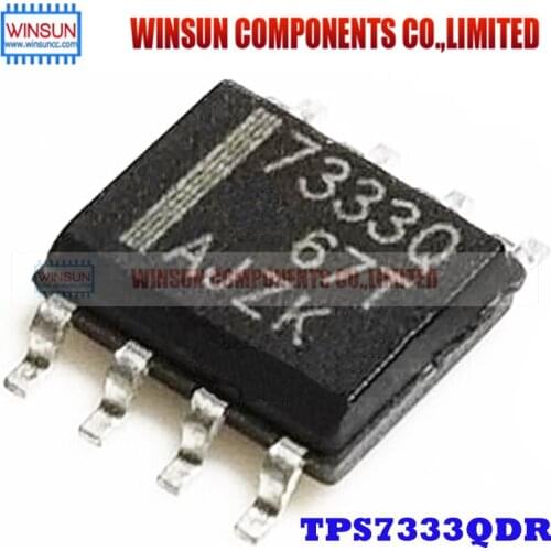 50PCS/LOT TPS7333QDR SOP8 TPS7333 7333Q Brand New Original