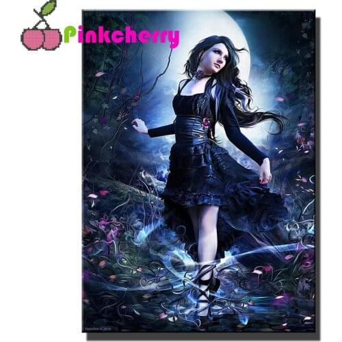 Diy diamond painting Moon Lady Picture Of rhinestone mosaic Diamond cross stitch 5d embroidery full square round drill k1235