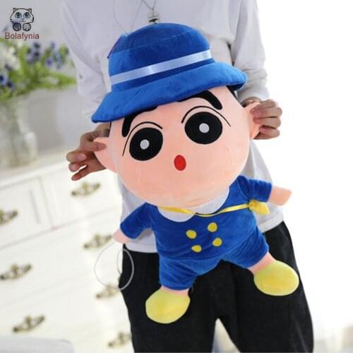 BOLAFINIA children plush toys Cute school Crayon Shinchan kids baby Christmas birthday gift stuffed toy