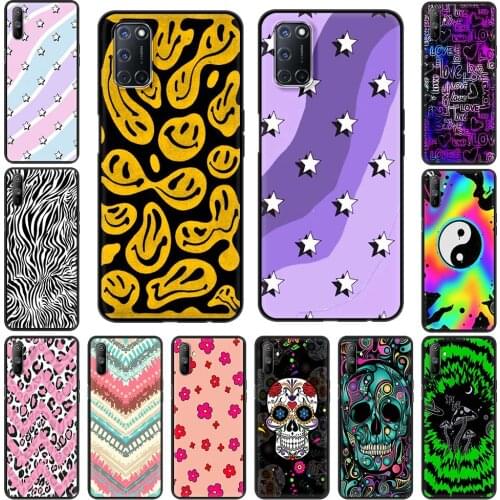 Phone Case for Realme C3 6 5 7 Pro XT X50 C11 Cover for Oppo A52 A9 Find x2 lite A53 Silicon Shell Indie Kids Aesthetic Art