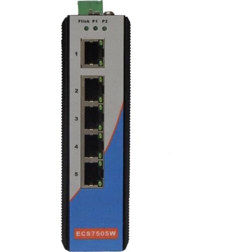 ECS7505W 5 Industrial 100 Megabit Ethernet Switch Network Switch