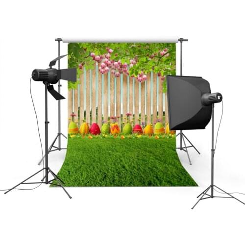 Wood fence Easter photography backgrounds polyester child photo backdrops of photographic studio accessories photophone GE-039