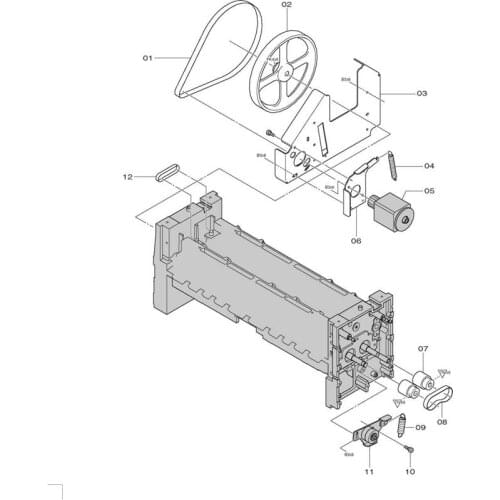 Fuji 500/550 minilab BELT FLAT 323D1057346 no 06
