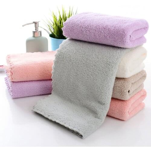 Microfiber Cotton Towel Plush Soft High Quality Super Absorbent Machine Quick-Drying Travel Home Towel