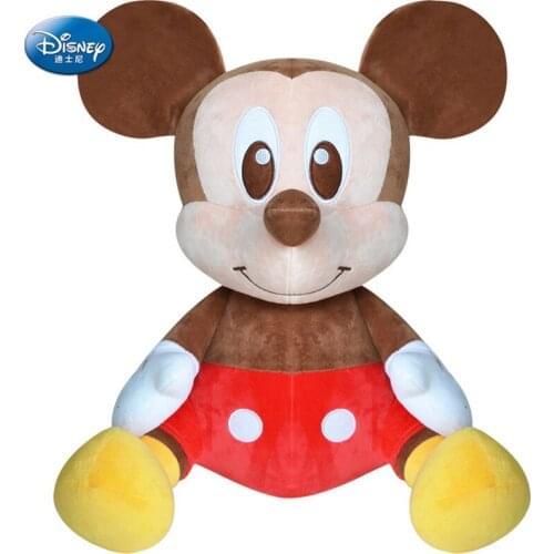 Disney authentic Mickey Mouse doll 22cm plush doll girl toy 2018 fashion children birthday gift classic cartoon figure SZZ036