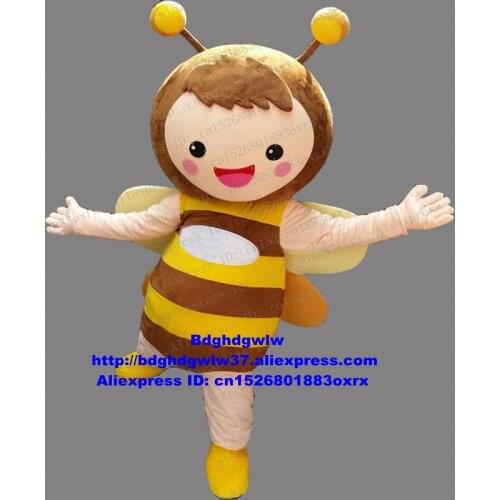 Bee Honeybee Wasp Hornet Vespid Bumblebee Bombus Mascot Costume Adult Character Opening Gifts Celebration Cut The Ribbon zx74
