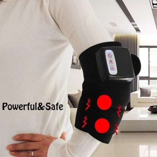 Electric Heating Knee Massager Far Infrared Joint Physiotherapy Elbow Knee Pad Vibration Massage Pain Relief Health Care