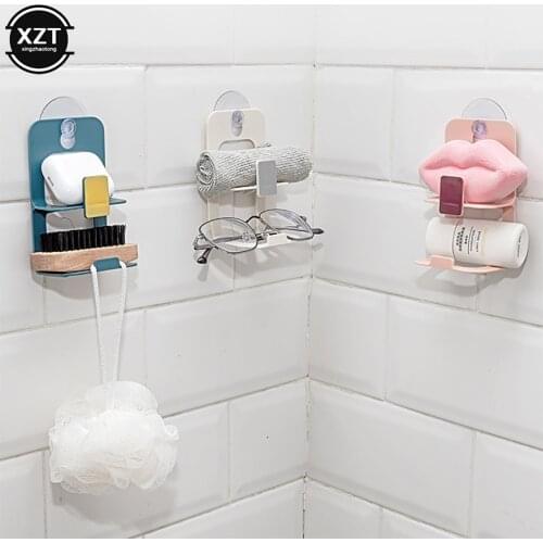 Metal Suction Cup Sink Drain Rack Sucker Sponge Storage Drying Holder Soap Stand Dish Cloth Shelf Home Storage Organizer