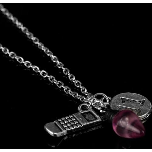 MQCHUN Christmas Tree Lights Charms Lobster Clasp Bulb Pendant Christmas Gift Stranger Things Necklace Women Girls jewelry-30