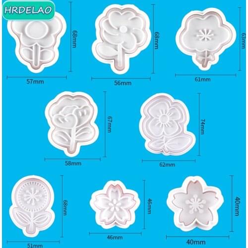 NEW DIY Slimes Creative Plant Flowers Mold Cutter Play Dough Tools Plasticine Sets Soft Clay Educational toys for chidlrens Gift