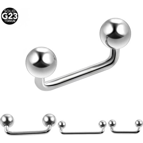 New 1PC G23 Titanium Surfacel Barbell Dermal Anchor Piercings Industrial Barbell Earrings Piercings Belly Rings Jewelry