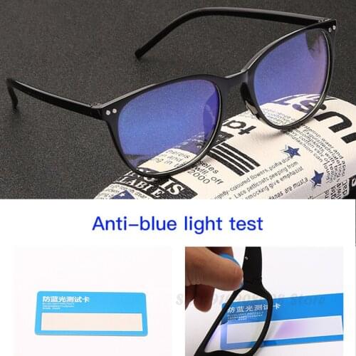 Anti Blue Light Glasses Women Men Vintage Computer Eyeglasses Frame Fashion Rivet Clear Lens Black Spectacles UV400 EF02