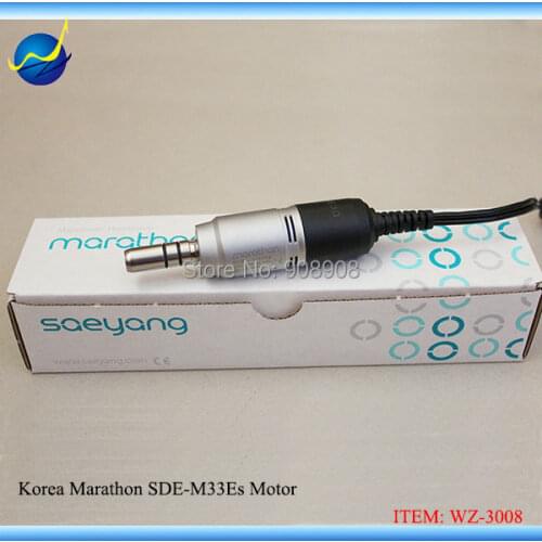 Original Korea SAEYANG Marathon SDE-M33Es Carbon Brush Micro Motor Dental Clinic Lab Polishing Electric Micromotor Handpiece 35K