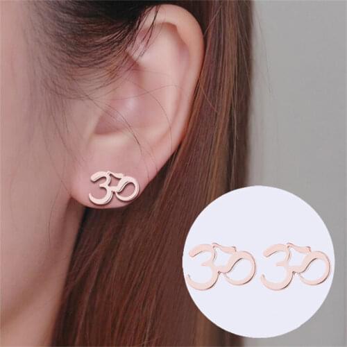 Prettyland Women's Gold Earrings