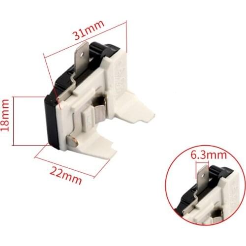 Refrigerator Freezer Compressor Overheating Overload Protector Butterfly Insert Type DRP Starter 1/2 1/3 1/4 1/5 1/6 1/8HP