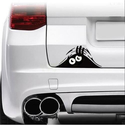Peeking Monster Car Sticker vinyl decal for passat cupra saab 9-3 fabia skoda fabia 2 bmw f20 mazda 5 fiat grande punto
