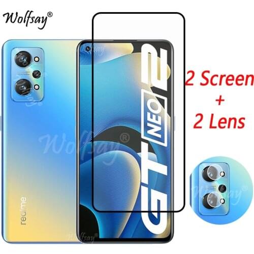 Full Cover Tempered Glass For Oppo Realme GT Neo 2 Screen Protector For Realme GT Neo 2 Camera Glass For Realme GT Neo2 Glass