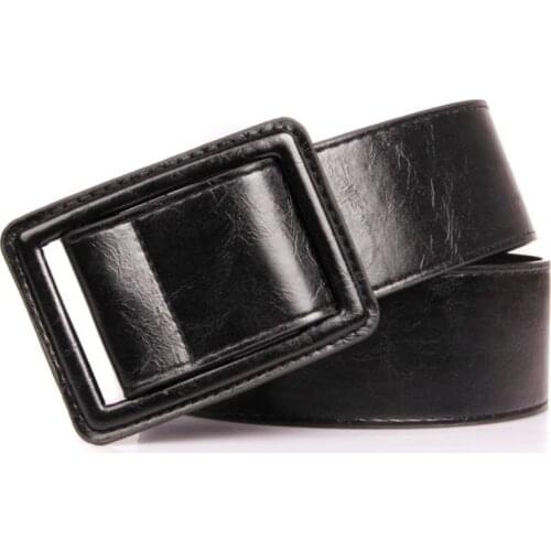 Female Wide Waist sealing Simple Waist Seal Holeless Black Gray Fashion Skirt Sweater Decorative Overcoat Ladies Wide Belt