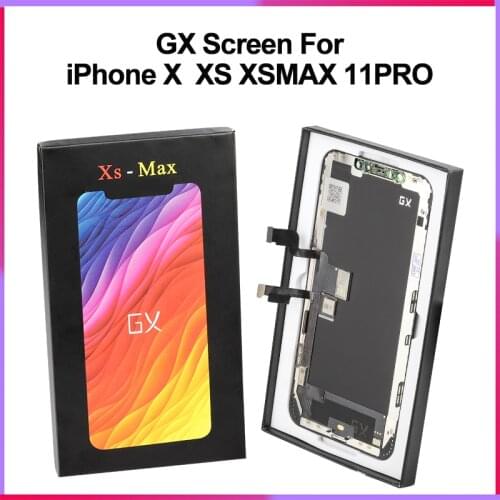 GX HE ZY Pantalla OLED Display For iPhone X XSMAX 11 11pro LCD Display Touch Screen Digitizer Assembly For iPhone X XS Max XR