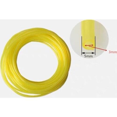 3X5mm*50m Nylon Trimmer Line Petrol Fuel Tube Diesel Oil Line Hose for Garden Brush Cutter Line Lawn Mower Tool Parts