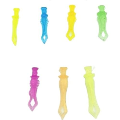 200pcs-5Box Single Color High Quality Colorful Dental Plastic Diamond Wedges Disposable 7Size