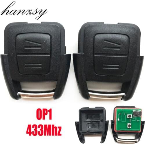 2 Button Car Remote Key For Vauxhall Opel Astra h j g insignia vectra c Vectra Zafira OP1 Replacement Keyless Entry Alarm 433Mhz