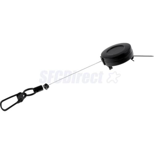 Key Chain Fly Fishing Zinger 50cm Retractor Steel Rope Cord Carabiner Clip