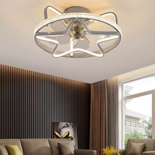 Nordic bedroom decor led lights for room ceiling fan light lamp restaurant dining room ceiling fans with lights remote control