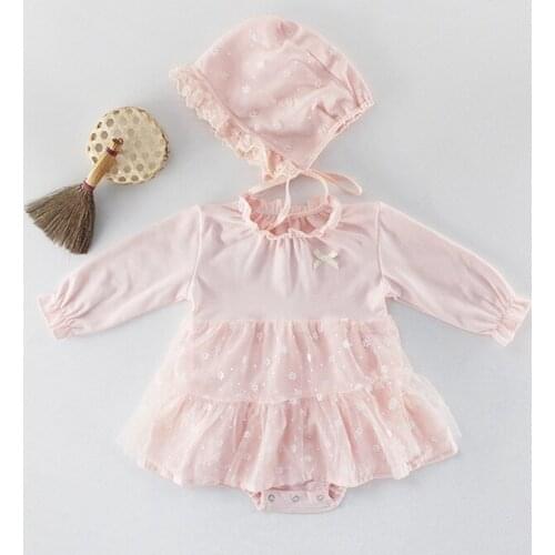 Ins Hot Sale Baby Girls Lace Romper
