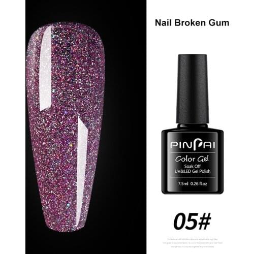 Pinpai Explosion Diamond Glue Nail Polish Shiny Disco Nail Glue Phototherapy Gel UV Quickly Dry Nail Gel Nail Varnish TSLM1