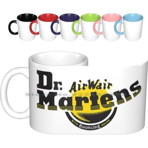 Boots Ceramic Mugs Coffee Cups Milk Tea Mug Air Wair Airwair Boot Bouncing Sole Martens Dr New Fashion Trending Punk England