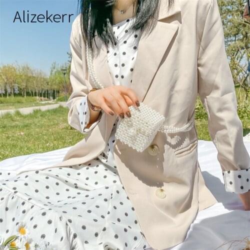 Mini Pearl Box Shoulder Bag Women New Small Square Clear Crystal Cross Body Bags Girls Cute Beaded Chain Handbag Bolsas De Mujer