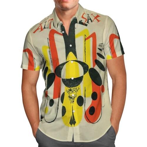 Jazz 3D Print Beach Camisa Hawaii Shirt 2021 Summer Mens Shirt Short Sleeve Shirt Streetwear Oversized 5XL Camisas De Hombre-4