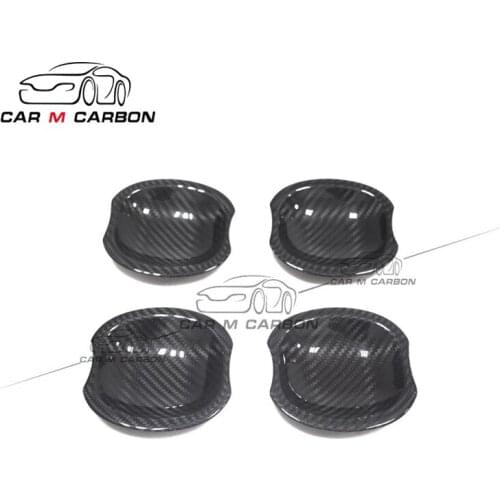 G CLASS new carbon fiber w464 door handle inner covers for g500 g63 g550 carbon cover trims 2019y handle covers