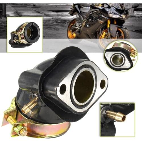Aluminum & Rubber GY6 125cc 150cc New Intake Manifold Pipe GY6 Moped Scooter ATV Go Kart Engine Parts
