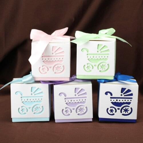 10pcs Square Shape Wedding Favor Gift Boxes Pie Party Box bags Eco Friendly Kraft Promotion Favor Candy Box Bag New Craft Paper