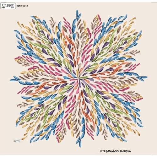 REYYAN SILK OYALIK WRITING (NEW QUALITY)-16308 - RENK-06