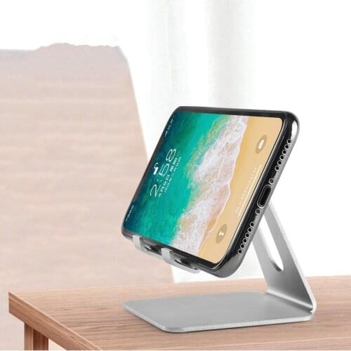 Alloy Metal Tablet Stand Mobile Phone Holder Stand Aluminium Universal Holder for iPhone X/8/7/6 Plus Xiaomi Samsung Phone/ipad