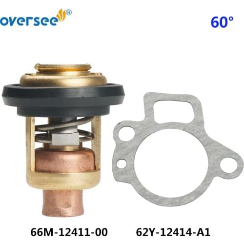 66M-12411 Thermostat 60 Degrees 140F For Yamaha Outboard Motor 4 stroke 66M-12411-00 ,6F5-12411-03