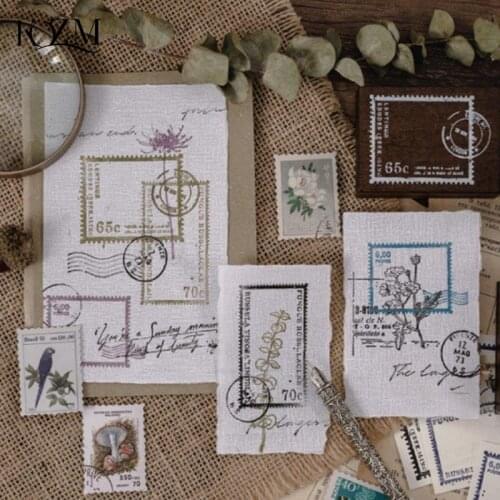 Vintage Old Time Series English Notes Flowers Wooden Rubber Stamps For DIY Scrapbooking Photo Album Card Wooden Stamp Set