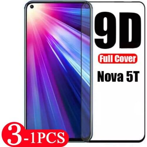 3-1Pcs full cover film for huawei nova 8 7 SE 7i 6 5 5i pro 5Z 5T 4 4E 3 3E 3i tempered glass protective phone screen protector