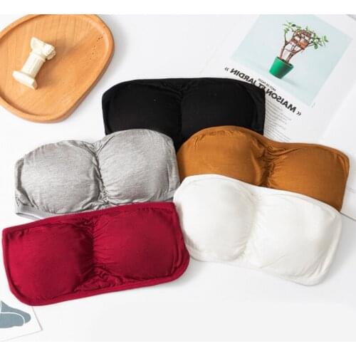 Strapless Bra Women Push Up Lingerie Invisible Bra Seamless Underwear Brassiere Womens Tube Top Tube Top Without Straps