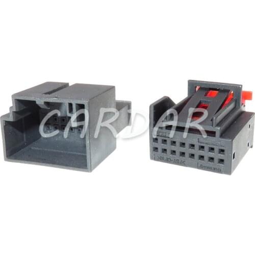 1 Set 16 Pin 1K0972928 1K0 972 928 Automatic Air Conditioning Control Panel Connector Rearview Mirror Socket For VW Audi