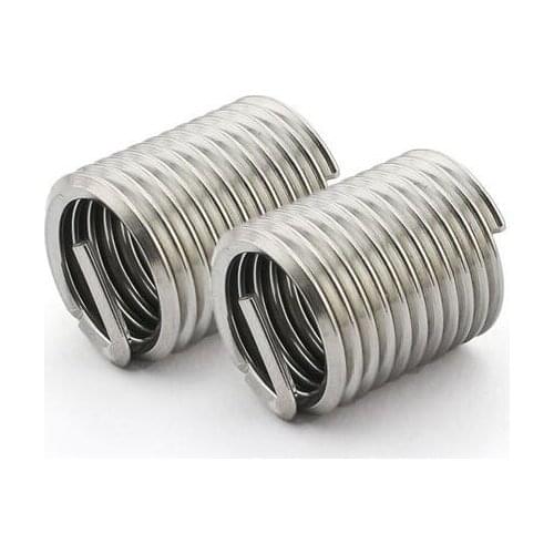 30pcs M2 304 stainless steel threaded sleeve bosses wire nut bolt braces 0.4mmx1-3D