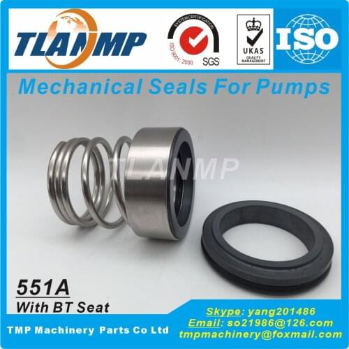 551A-12/14/16/18/20/22/24/25/28/30/32/35 Mechanical Seals (SiC/SiC/VIT)-TLANMP 551A ,Burgmann BT-RN,VULCAN 12,ROTEN R2,UNITEN U2